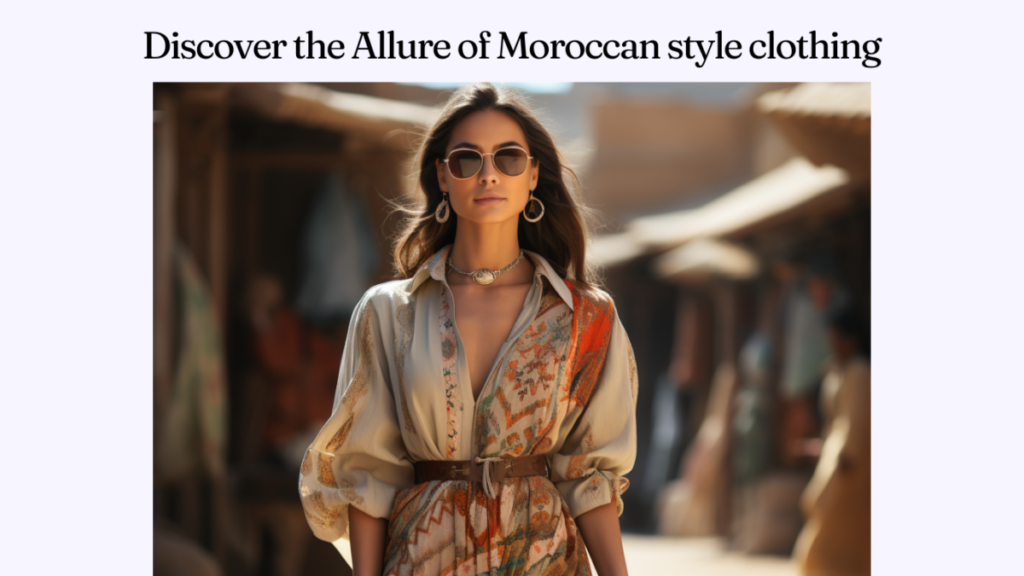 Discover the Allure of Moroccan style clothing